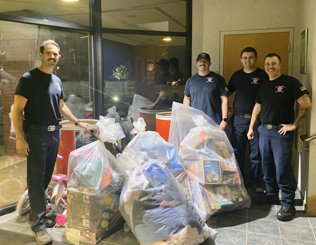 Santa Rosa Fire Department Gift Drop